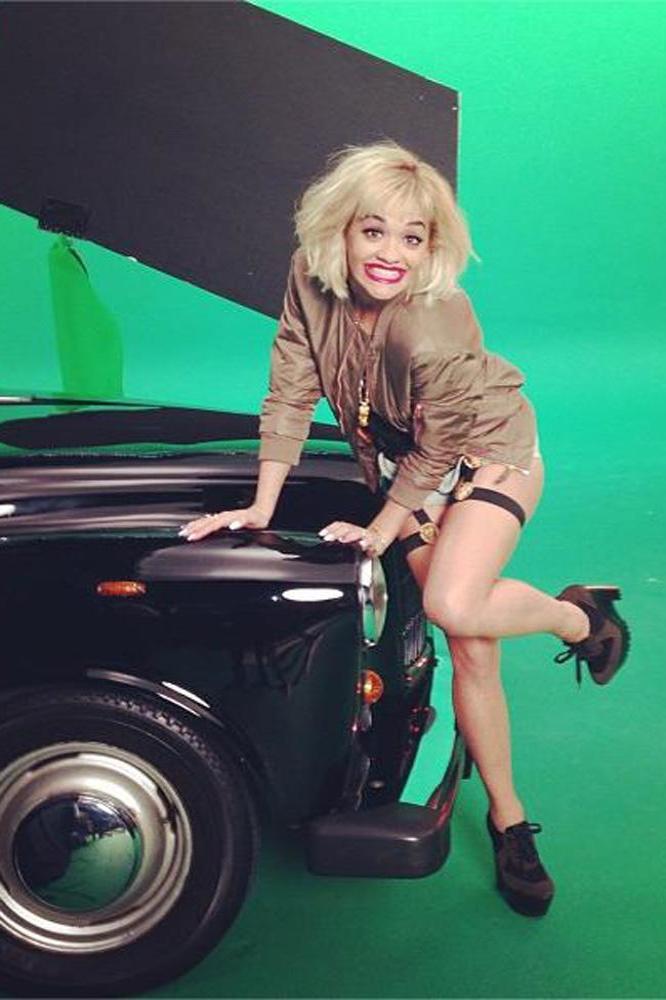 Rita Ora shoots Rimmel campaign