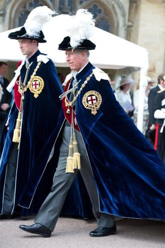 Queen Leads Order of the Garter Service