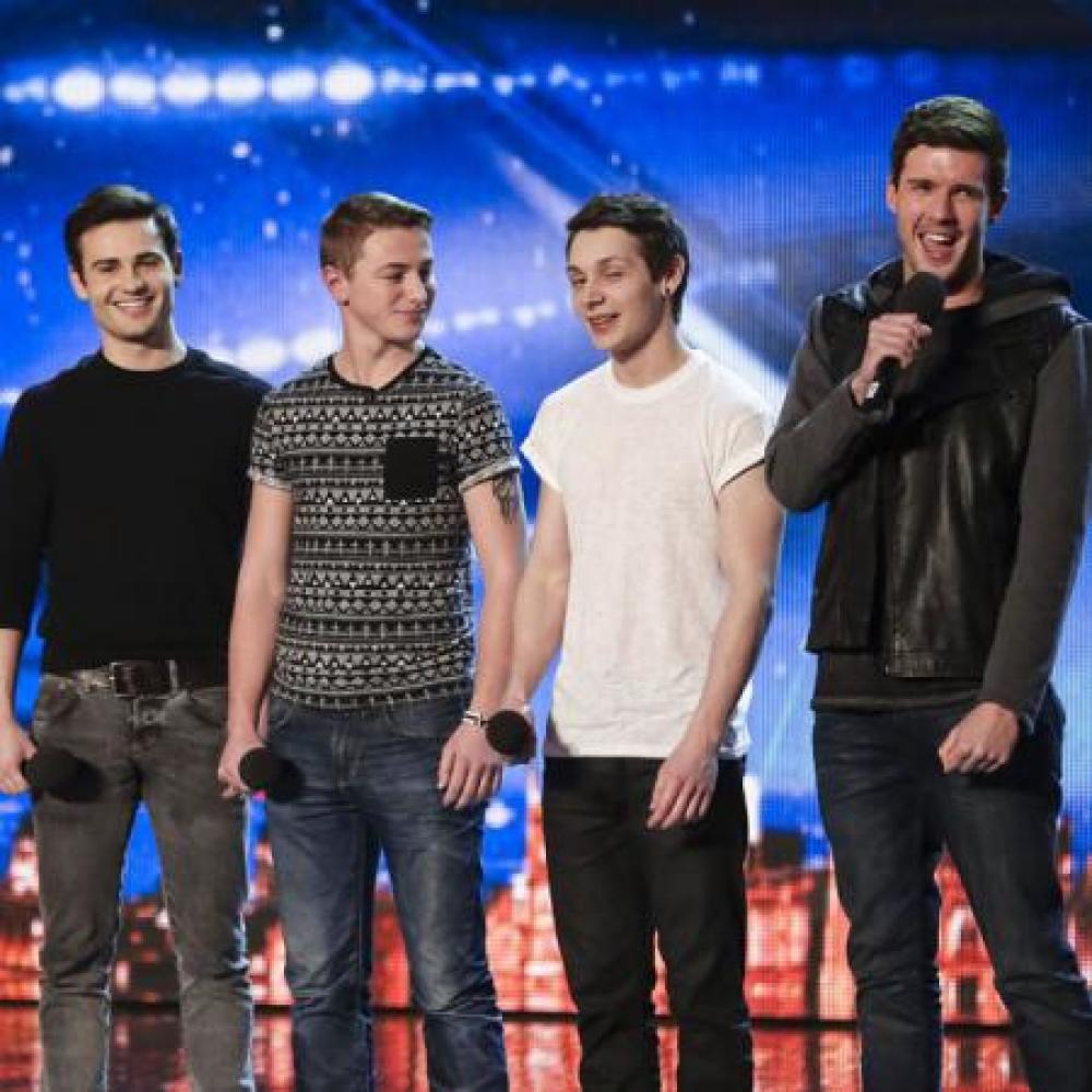 Collabro (Jamie Lambert far right)