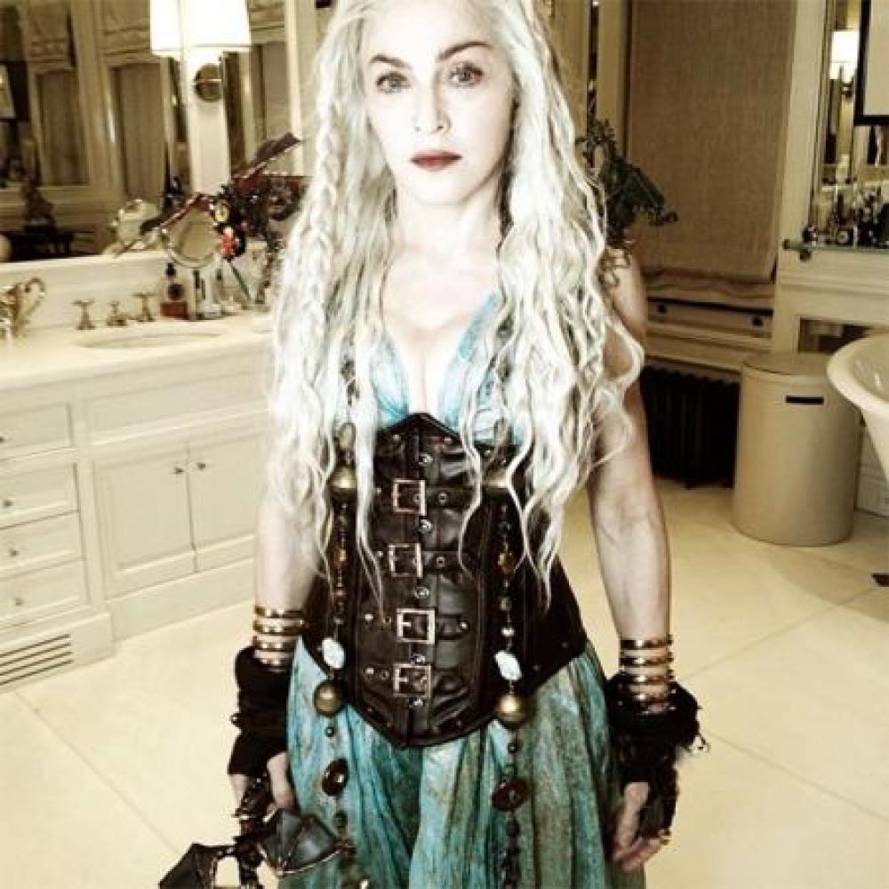 Madonna as Daenerys Targaryen