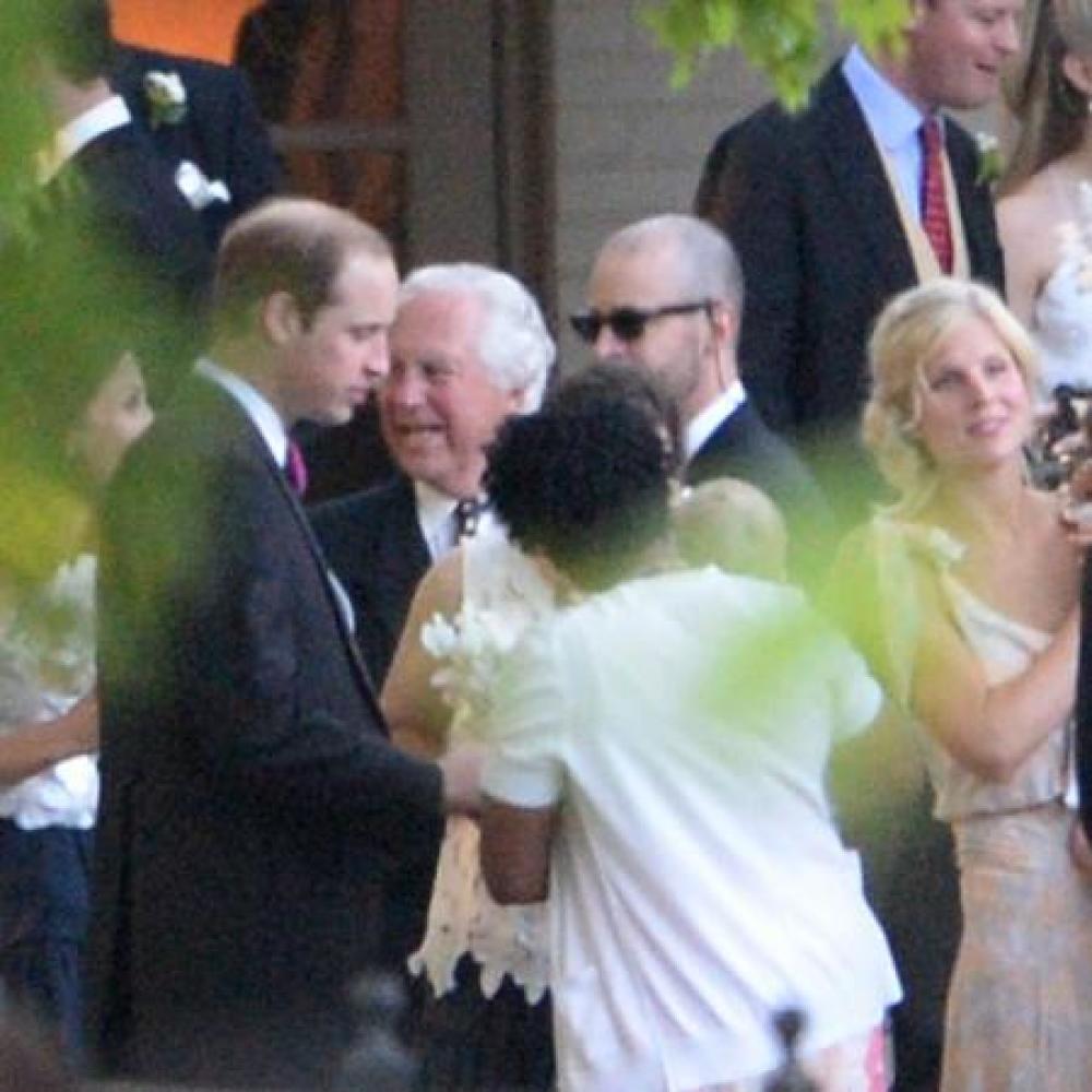 Prince William at Guy Pelly's wedding