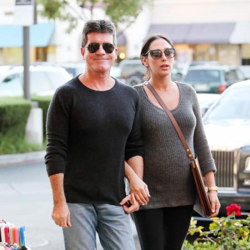 Simon Cowell with Lauren Silverman