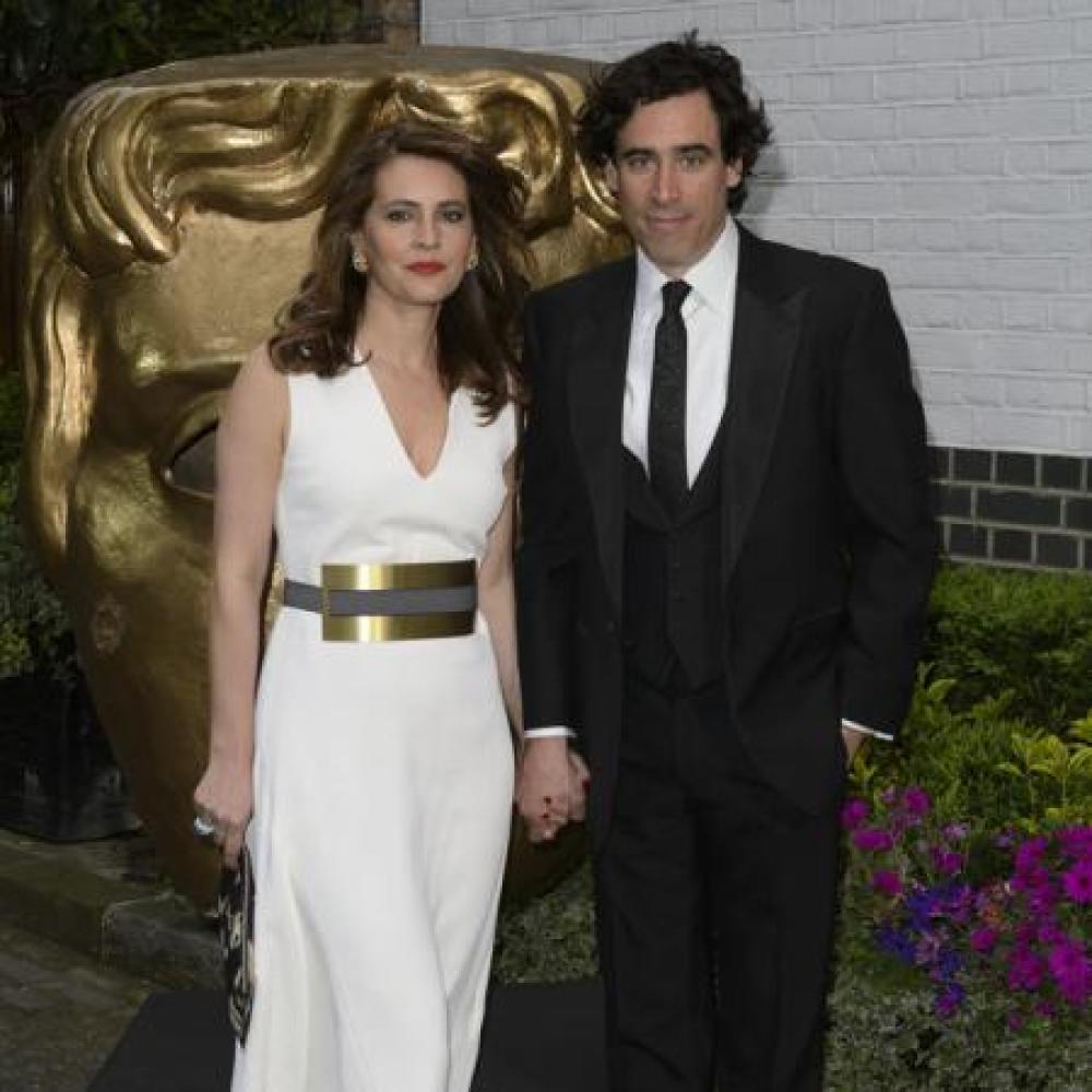 Stephen Mangan with wife Louise Delamere