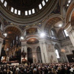 A rousing rendition of ‘God Save the King’ rounded off the packed Service of Prayer and Reflection for Queen Elizabeth at St Paul's Cathedral in London