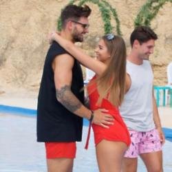 Adam Collard and Zara McDermott at Love Island Lates