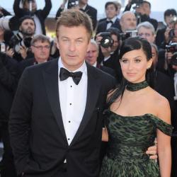 Alec Baldwin with his wife Hilaria