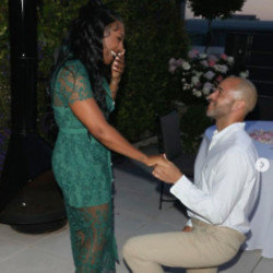 Alexandra Burke was surprised when Darren Randolph popped the question