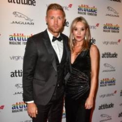 Freddie Flintoff and wife Rachael Wools