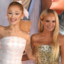 Ariana Grande was 'nervous' when she sat next to Kristin Chenoweth at the Wicked premiere.