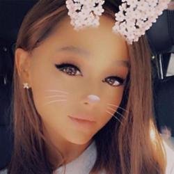 Ariana Grande's new hair (c) Instagram 