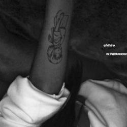 Ariana Grande's new tattoo via Instagram (c)