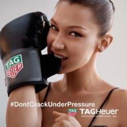 Bella Hadid's TAG Heuer campaign