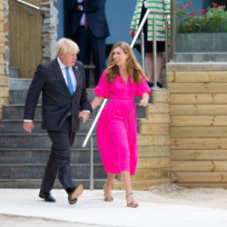 Boris Johnson and wife Carrie