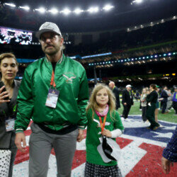 Bradley Cooper has recalled his joy over going to see the Philadelphia Eagles with his father