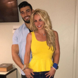 Britney Spears and Sam Asghari (c) Instagram