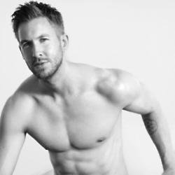 Calvin Harris poses for Emporio Armani 