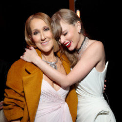 Celine Dion presented Taylor Swift with Album of the Year at the Grammys in February