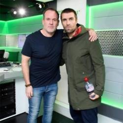 Chris Moyles with Liam Gallagher