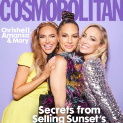 Chrishell Stause, Amanza Smith and Mary Fitzgerald Courtesy of Cosmopolitan UK / Nino Munoz / Netflix