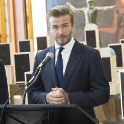 David Beckham speaks at the United Nations