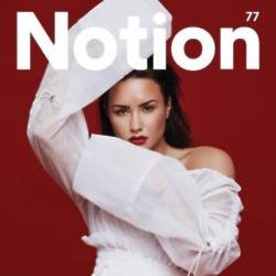 Demi Lovato on the cover of Notion magazine