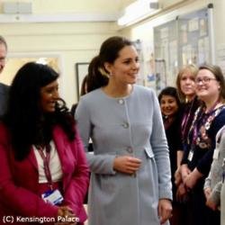 Duchess Catherine at Bethlem Royal Hospital (c) Kensington Palace