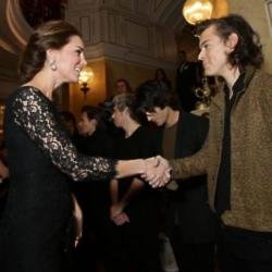 One Direction meeting Duchess Catherine at the Royal Variety Performance