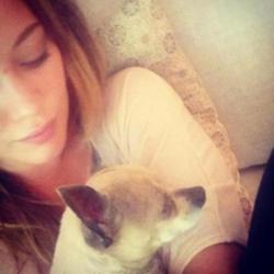 Hilary Duff and Lola