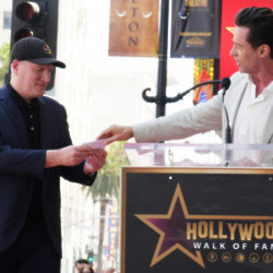Hugh Jackman had a gift for Kevin Feige