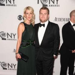 James Corden and his wife Julia Carey