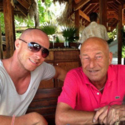 James Jordan and his father Allan [Twitter]