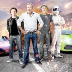 Jeremy Clarkson, Richard Hammond, James May and Top Gear's The Stig 