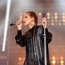 Jess Glynne performing at MTV Crashes Plymouth