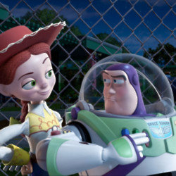 Jessie and Buzz Lightyear in Toy Story 3