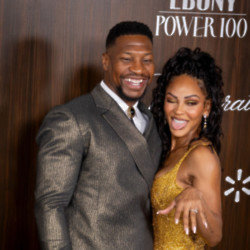 Jonathan Majors and Meagan Good confirmed their engagement at the EBONY Power 100 List gala