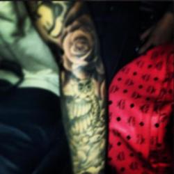 Justin Bieber's sleeve tattoo