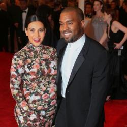 Kim Kardashian attended her first Met Ball on Monday evening