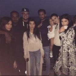 Kardashian and Jenner family portrait 