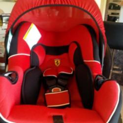 Katie Price's Ferrari car seat