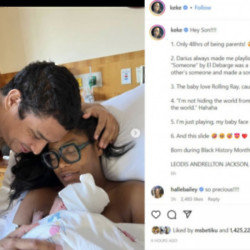 Keke Palmer has given birth - Instagram