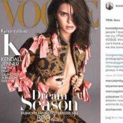 Kendall Jenner on the cover of the September issue of Vogue