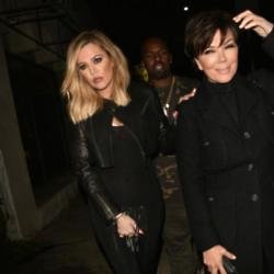 Khloé Kardashian with mother Kris Jenner