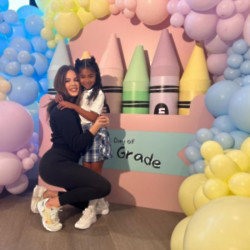 Khloe Kardashian is having a hard time processing her daughter True being in first grade