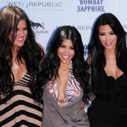 Kourtney, Khloe and Kim Kardashian 