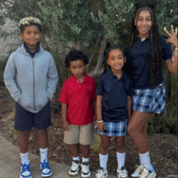 Kim and Kanye West's brood looked all grown up as they headed back to school