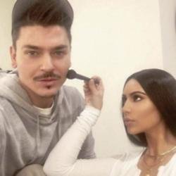 Kim Kardashian West and Mario Dedivanovic (c) Instagram