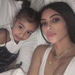 Kim Kardashian West and North (c) Instagram