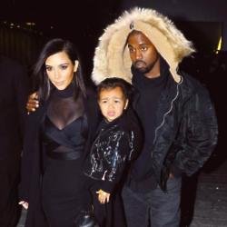 Kim Kardashian, North and Kanye West