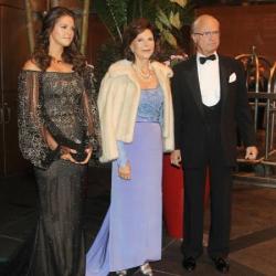 Queen Silvia, King Carl and Princess Madeleine