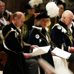 King Charles inducted Queen Camilla and Prince Edward to the Order of the Thistle
